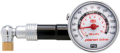 NEW Planet Bike Dial Pressure Gauge - 140psi