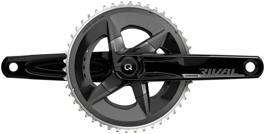 サルサ WARBIRD 55size sram rivalコンポ ブレーキ欠品 NEW SRAM Rival AXS Quarq Power Meter Crankset - 2x, 12-Speed, 107 BCD,