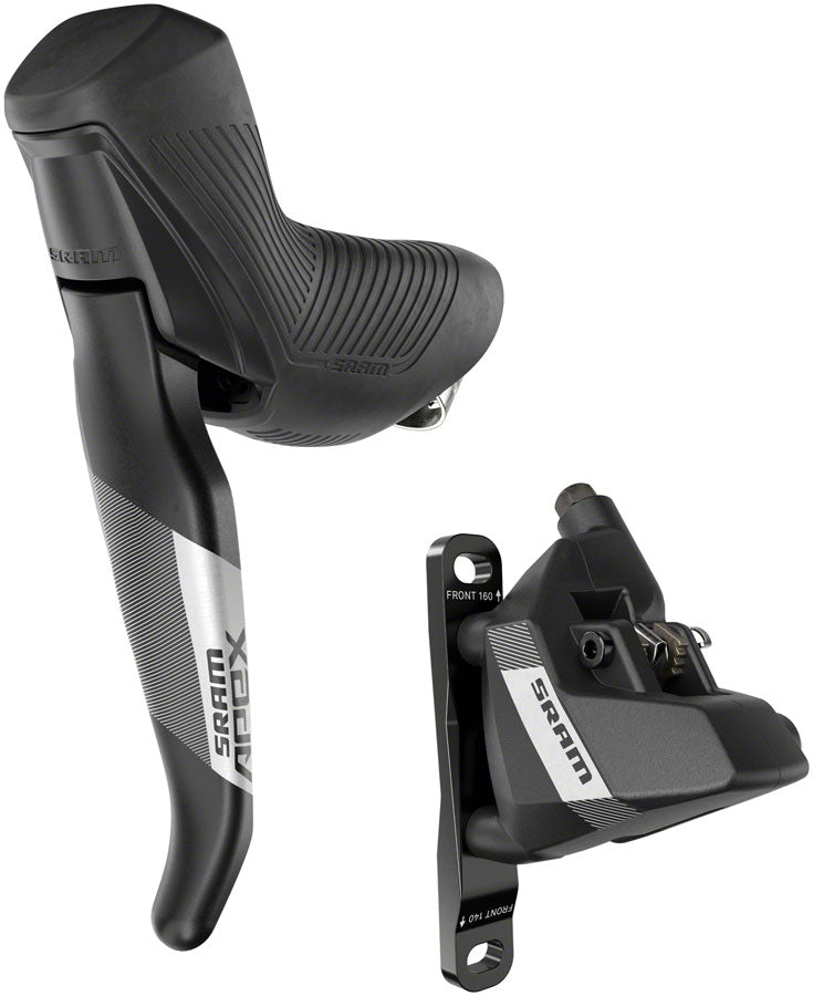 NEW SRAM Apex Disc Brake and Lever - Left/Front, Flat Mount, 2-Piston, 20mm Offset, Black, D1 - Around the Cycle
