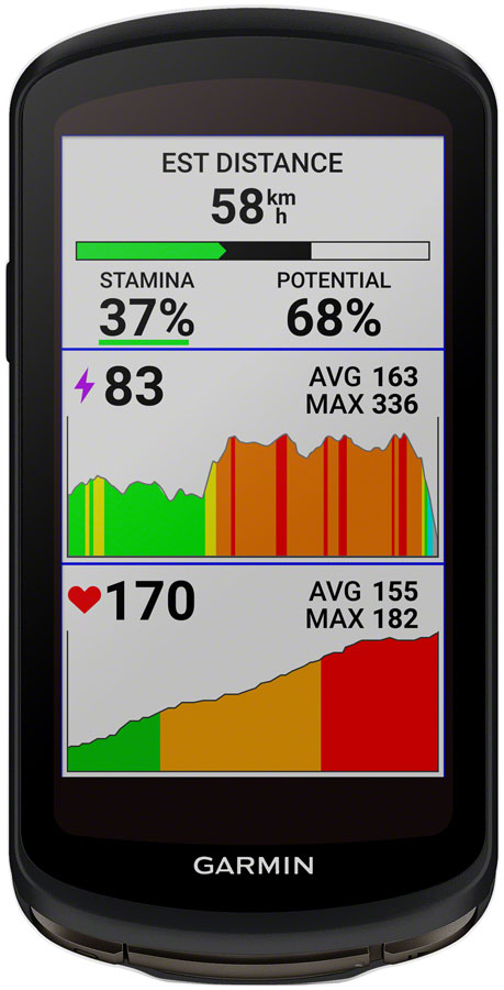 NEW Garmin Edge 1040 Solar Bike Computer - GPS, Wireless, Black