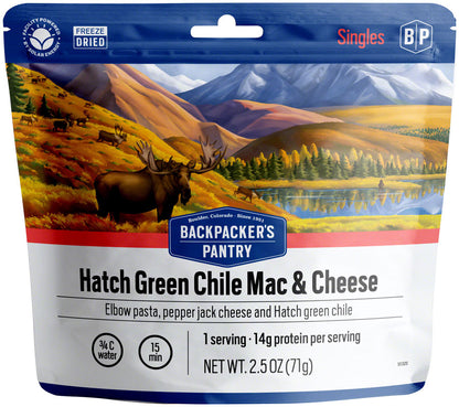 NEW Backpacker's Pantry Hatch Chile Mac and Cheese - 1 Serving