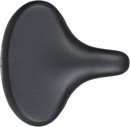 MSW Cruiser Saddle - Springs, Steel, Black - Around the Cycle