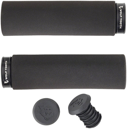 NEW Wolf Tooth Fat Paw Lock-On Grips Black/Black - Around the Cycle