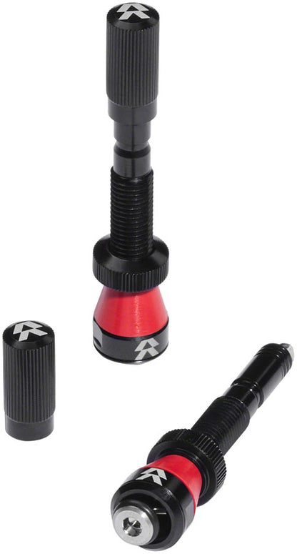 NEW Reserve Wheels Reserve Fillmore Tubeless Valves - 50mm, Black, Pair - Around the Cycle