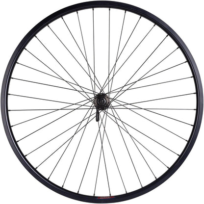 NEW Quality Wheels Value HD Series Disc Front Wheel - 700, QR x 100mm, Center-Lock, Black - Around the Cycle