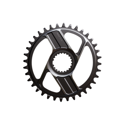 NEW Shimano XTR SM-CRM96 1x Direct Mount Chainring - Shimano Direct Mount, For 12-Speed HG+ Chain, Fits M9200 and M9220 Crank, Dark Gray - Around the Cycle