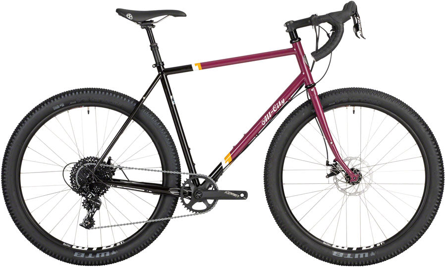 NEW All City Gorilla Monsoon APEX All Road Gravel Bike Charred Berry