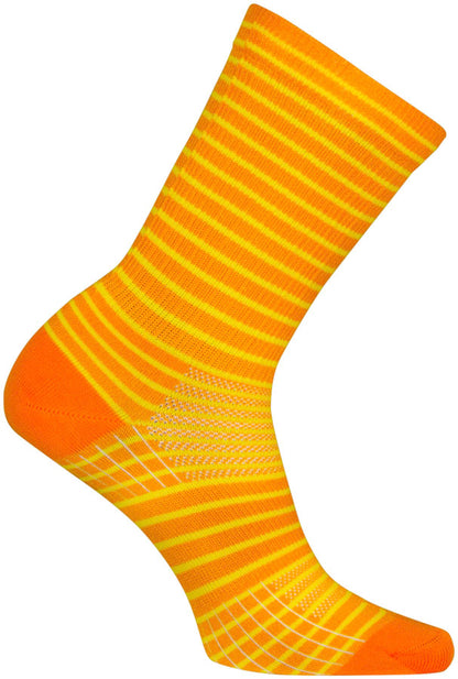 NEW SockGuy Gold Stripes SGX Socks - 6 inch, Gold, Large/X-Large - Around the Cycle