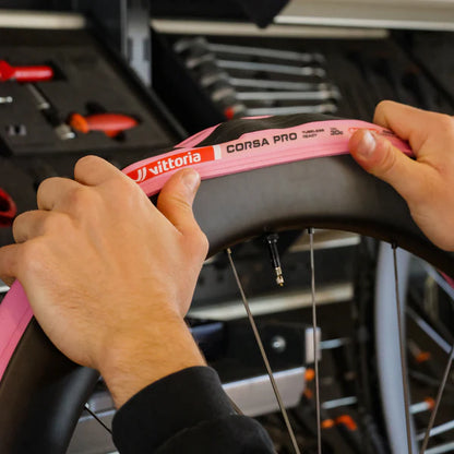 NEW Vittoria Corsa PRO Pink Giro d'Italia Edition Tire Pair - Tubeless, Folding, G2.0