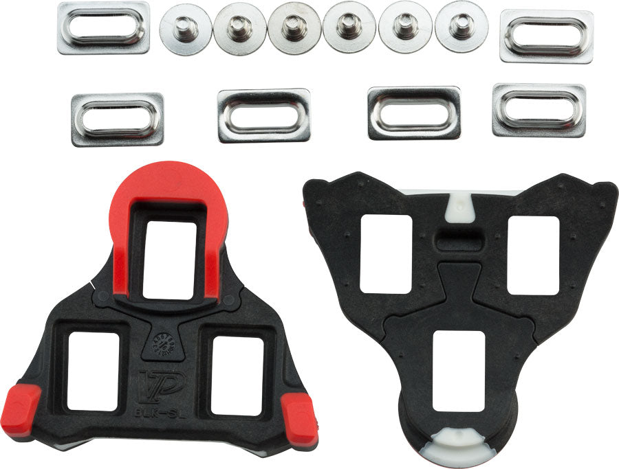 NEW VP SL Road Cleat 0 Degree Float Black/Red - Around the Cycle