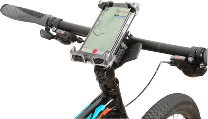 NEW Delta Hefty Holder Plus Smartphone Bike Mount - Clear Gray
