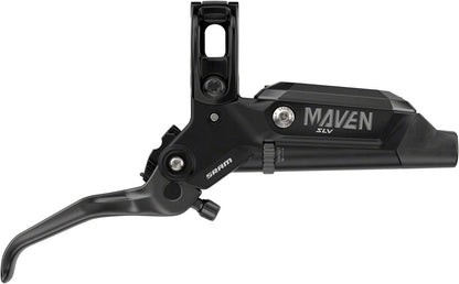 NEW SRAM Maven Silver Disc Brake and Lever - Front, Post Mount, 4-Piston, Aluminum Lever, SS Hardware, Black, A1 - Around the Cycle