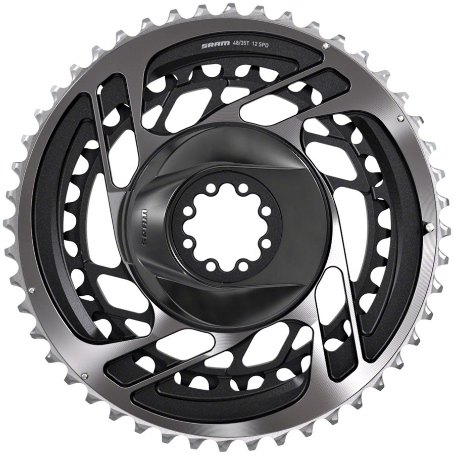 NEW SRAM Red AXS Direct-Mount 48/35t 2x12 speed Chainring Set, Polar Gray