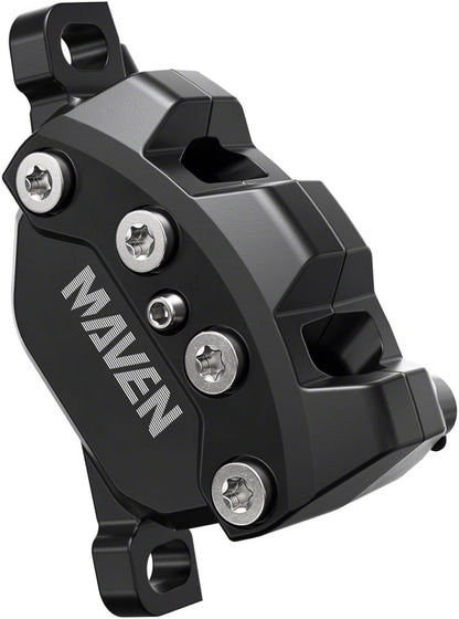 NEW SRAM Maven Base Disc Brake and Lever - Rear or Front, 2000mm Hose, Post Mount, 4-Piston, Aluminum Lever, SS Hardware, Diffusion Black, A1 - Around the Cycle