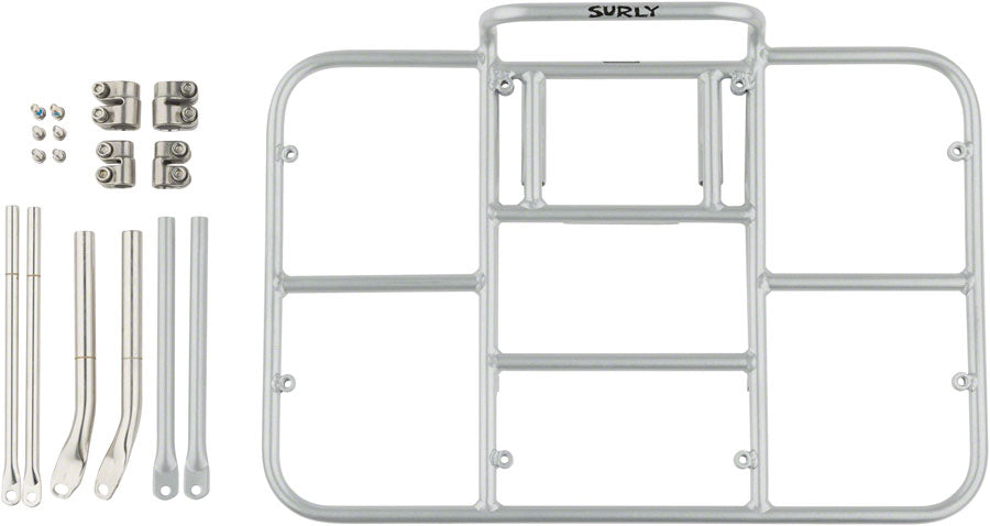 NEW Surly 24-Pack Rack Front Rack - Steel, Silver