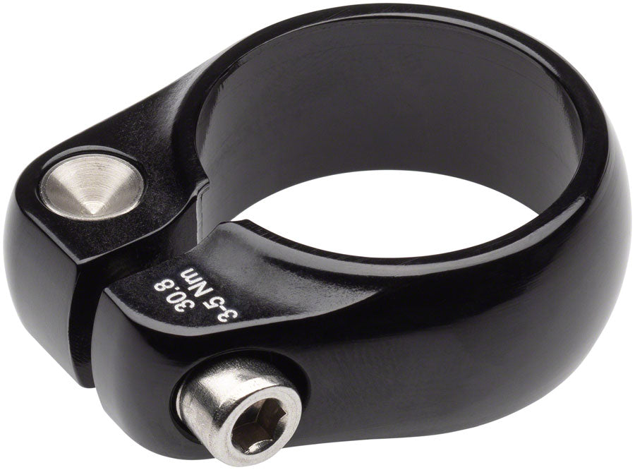 NEW Salsa Lip-Lock Seatpost Clamp - 30.8mm, Bolt-On, Black - Around the Cycle
