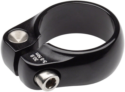 NEW Salsa Lip-Lock Seatpost Clamp - 30.8mm, Bolt-On, Black - Around the Cycle