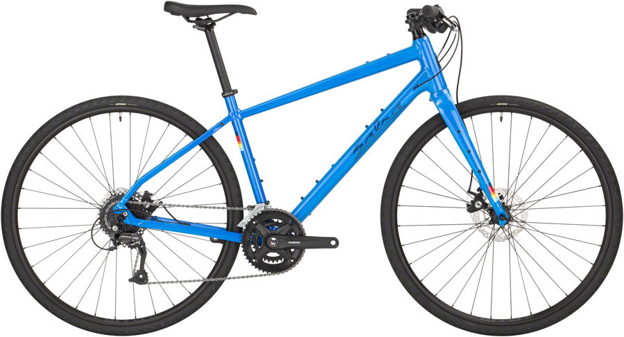 NEW Salsa Journeyer Flat Bar Altus 700 Blue All-Road Gravel Bike