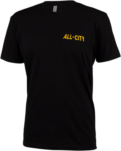 NEW All-City Club Tropic Men's T-Shirt - Black, 3X-Large - Around the Cycle