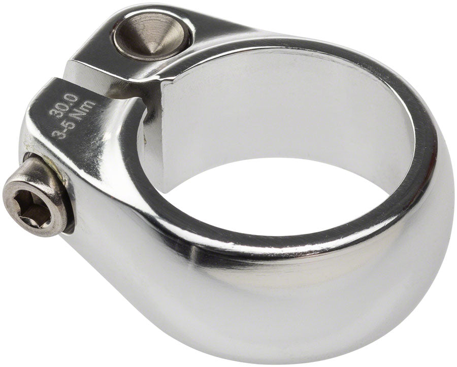 NEW Salsa Lip-Lock Seatpost Clamp - 30.0mm, Bolt-On, Silver - Around the Cycle