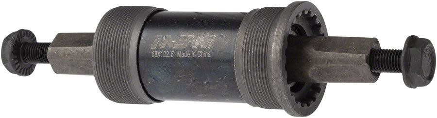 NEW MSW ST100 Bottom Bracket - English, 68 x 122.5mm, Square Taper JIS