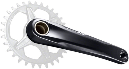 NEW Shimano Deore XT FC-M8100-1 Crankset - 170mm, 12-Speed, 1x, Direct Mount, Hollowtech II Spindle Interface, Black - Around the Cycle