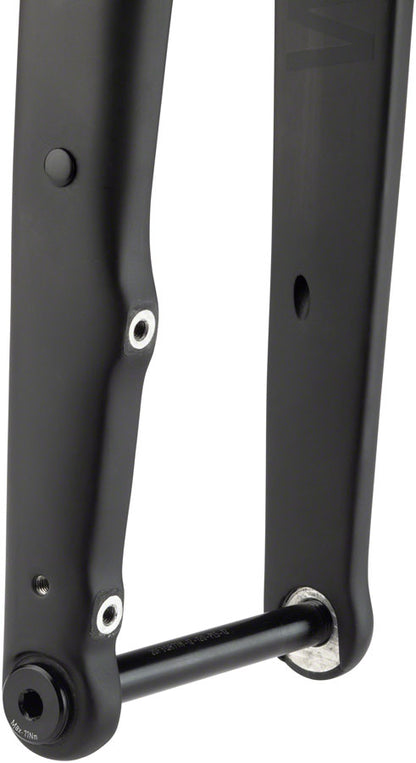 NEW WHISKY No.9 CXLR Fork - 12mm Thru-Axle, 1.5" Tapered Carbon Steerer, Flat Mount Disc, Matte Black
