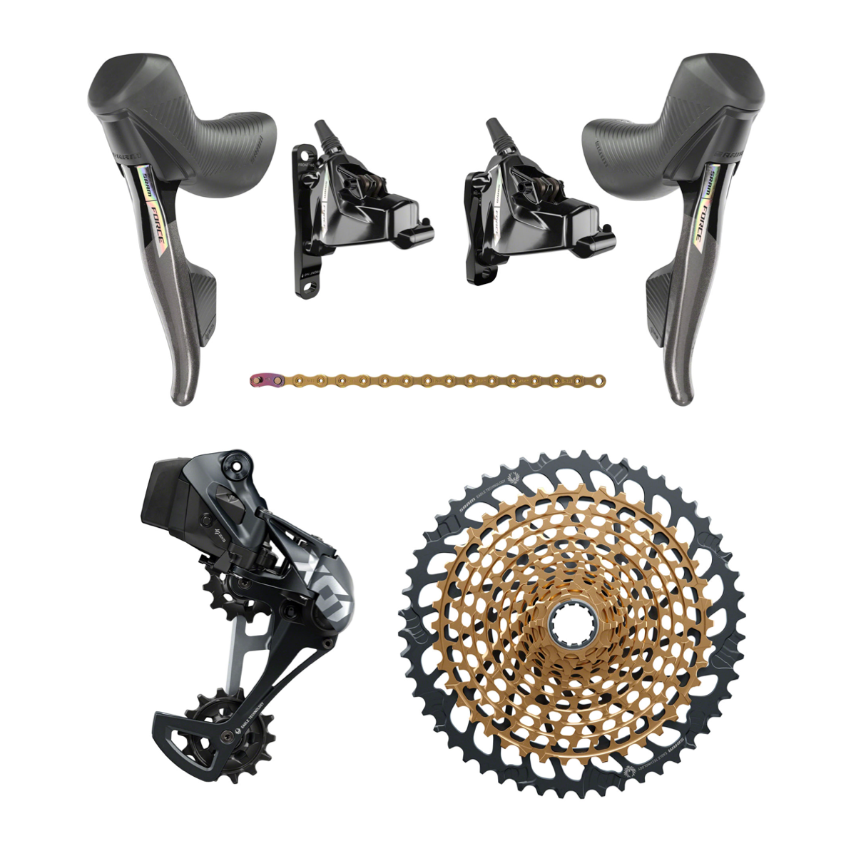 Gravel Sram Etap Axs Force SRAM Rival XPLR ETap AXS Disc HRD Flat