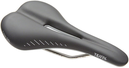 NEW Terry Raven Ti Gel Saddle - Titanium, Black - Around the Cycle