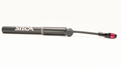 NEW Silca Gravelero Mini Pump - 80psi, Aluminum, Presta/Schrader, With Bracket, Retractable hose