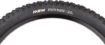 NEW MSW Utility Player Tire - 24 x 2.25, Black, Rigid Wire Bead, 33tpi - Around the Cycle