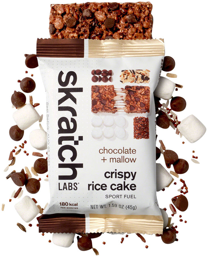 Skratch Label NEW Skratch Labs Crispy Rice Cake Bar - Chocolate and Mallow, Box of 8 ...