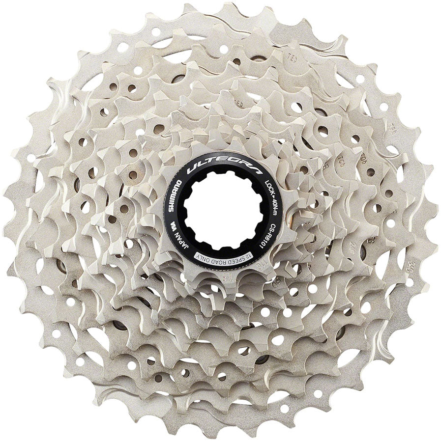 NEW Shimano Ultegra CS-R8101 Cassette - 12-Speed, 11-30t, Silver - Around the Cycle