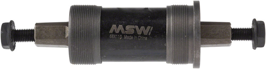 NEW MSW ST100 Bottom Bracket - English, 68 x 110mm, Square Taper JIS