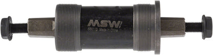 NEW MSW ST100 Bottom Bracket - English, 68 x 110mm, Square Taper JIS