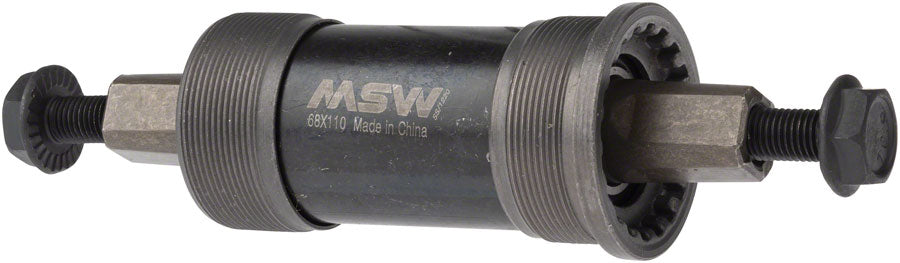 NEW MSW ST100 Bottom Bracket - English, 68 x 110mm, Square Taper JIS