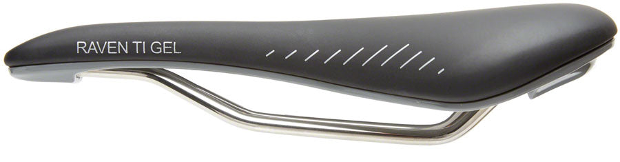 NEW Terry Raven Ti Gel Saddle - Titanium, Black - Around the Cycle