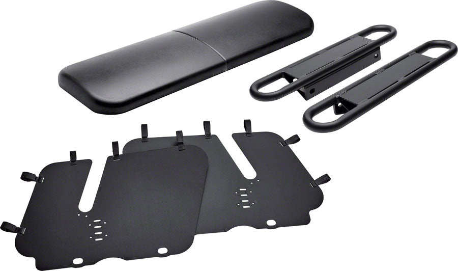 NEW Benno RemiDemi XL Passenger Kit - Seat Pad, Mount Rails, Wheel Guard Set, Black