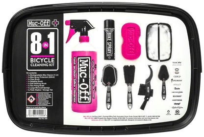 NEW Muc-Off 8-in-1 Cleaning Kit: Tub with 8 Pieces - Around the Cycle