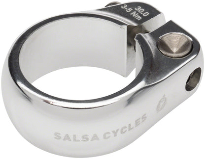 NEW Salsa Lip-Lock Seatpost Clamp - 30.0mm, Bolt-On, Silver - Around the Cycle