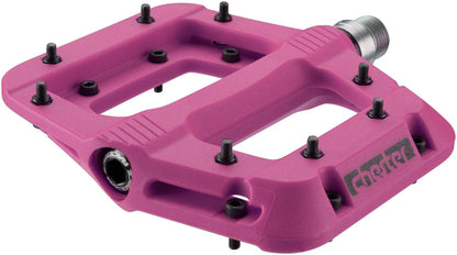 NEW RaceFace Chester Pedals - Platform, Composite, 9/16", Magenta - Around the Cycle