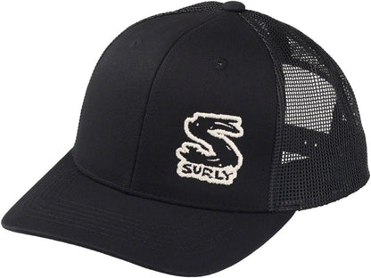 NEW Surly Logo Snap Back Hat - Black, One Size - Around the Cycle