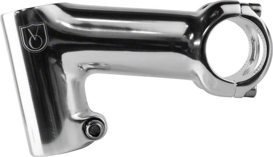 NEW Velo Orange Tall-Stack Stem - 110mm, 31.8 Clamp, -17, 1 1/8", Aluminum, Silver - Around the Cycle