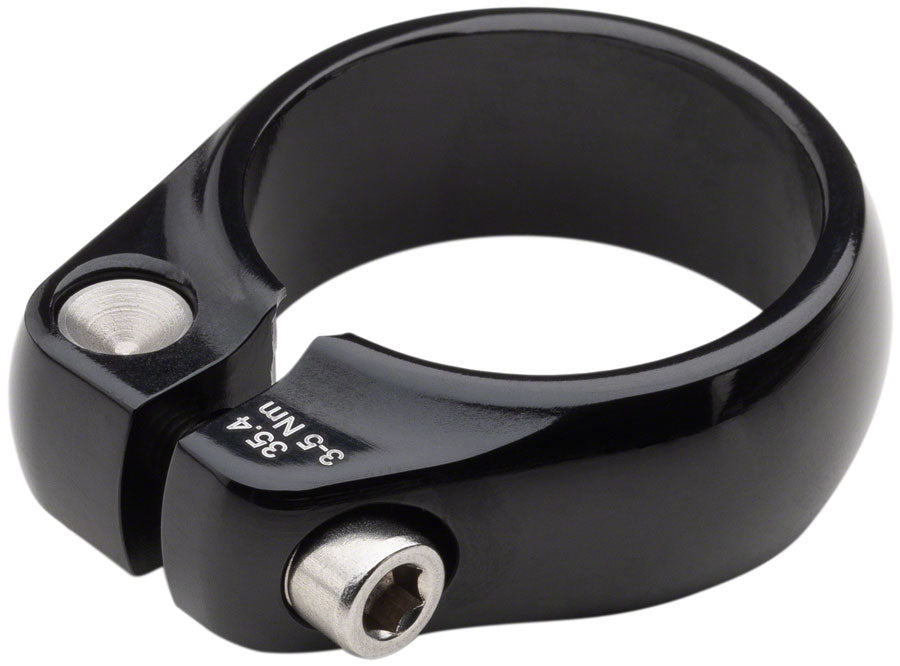 NEW Salsa Lip-Lock Seatpost Clamp - 35.4mm, Bolt-On, Black - Around the Cycle