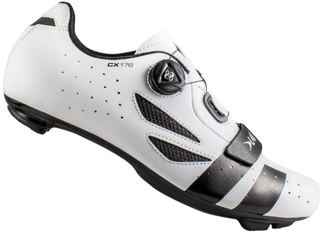 NEW Lake CX 176 Road Cycling Shoe Regular White/Black 48
