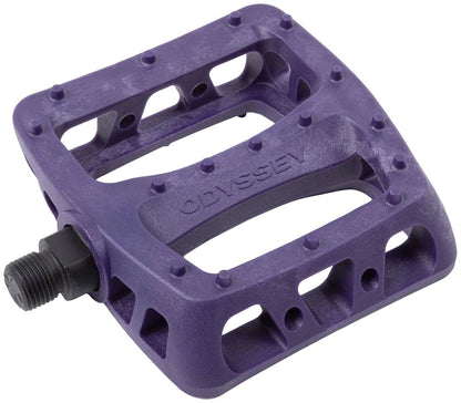 NEW Odyssey Twisted PC Pedals - Platform, Composite/Plastic, 9/16", Midnight Purple