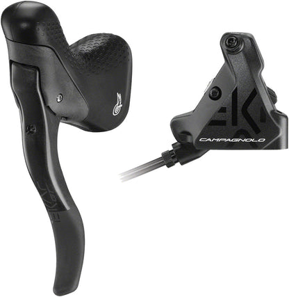 NEW Campagnolo EKAR GT Ergopower Brake Lever and Disc Brake Caliper - Left/Front, For 1x 13-Speed, 140mm Flat Mount Hydraulic Caliper, Black - Around the Cycle