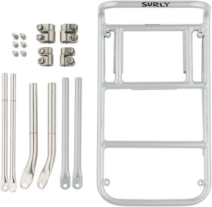 NEW Surly 8-Pack Rack Front Rack - Steel, Silver - Around the Cycle