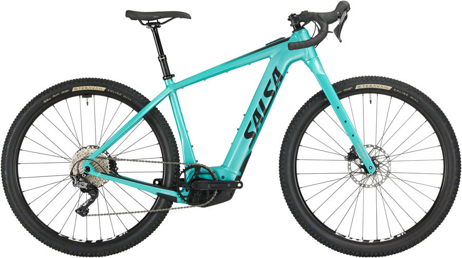 DEMO Salsa Tributary GRX 600 Ebike - 29", Aluminum, Teal, Large, GRADE B