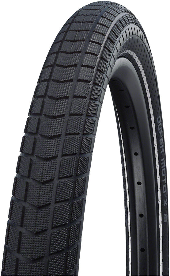 NEW Schwalbe Super Moto-X Tire - 27.5 x 2.8, Clincher, Wire, Black, Performance Line, DoubleDefense, RaceGuard - Around the Cycle